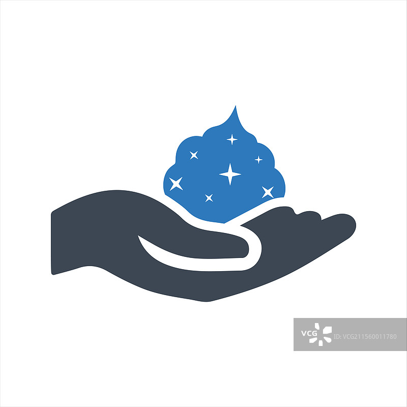 闪亮泡沫图标护肤图标图片素材