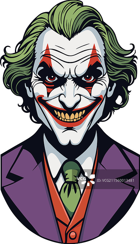 小丑的微笑图片素材