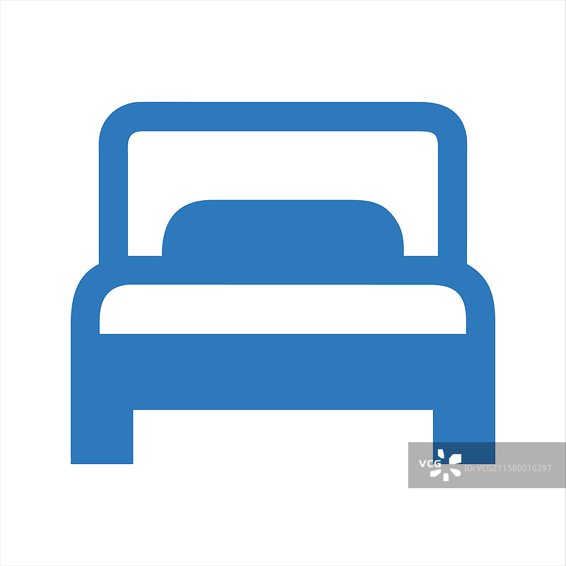 单人床图标图片素材