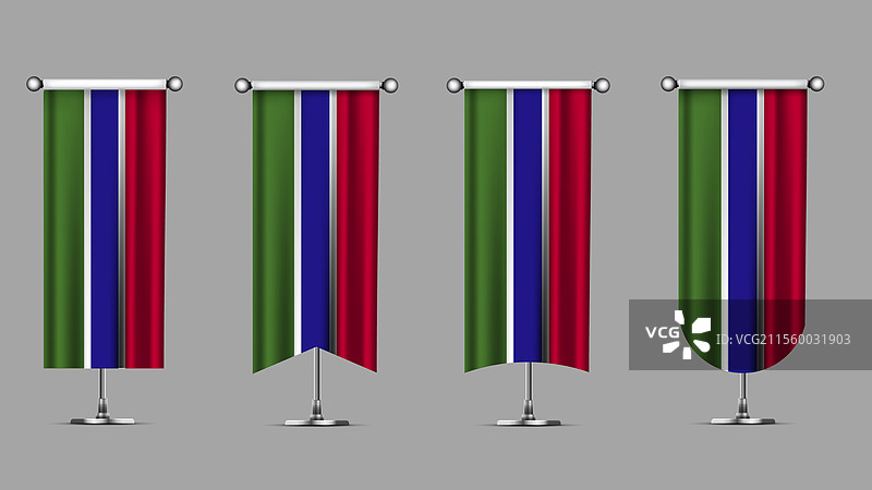 一组垂直横幅，展示了图片素材