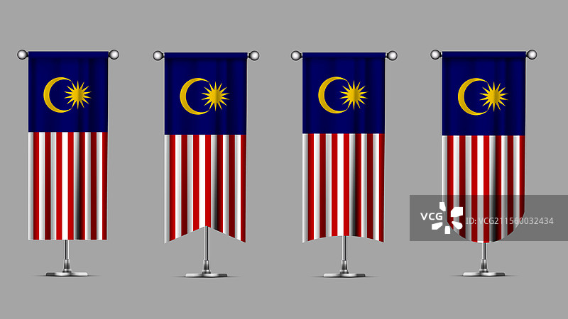 一组垂直横幅，展示了图片素材