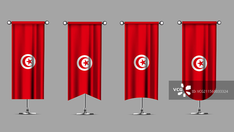 一组垂直横幅，展示了图片素材