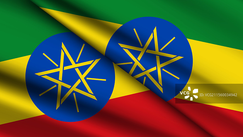 埃塞俄比亚的国家背景，特色为两种文化图片素材