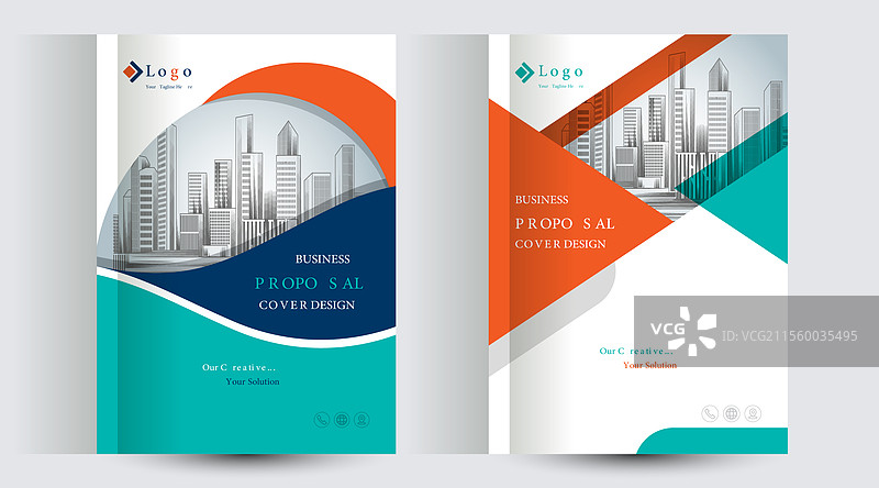 企业商务提案封面设计模板图片素材
