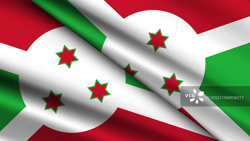 布隆迪的国家背景，特色为两条波浪形的图案图片素材