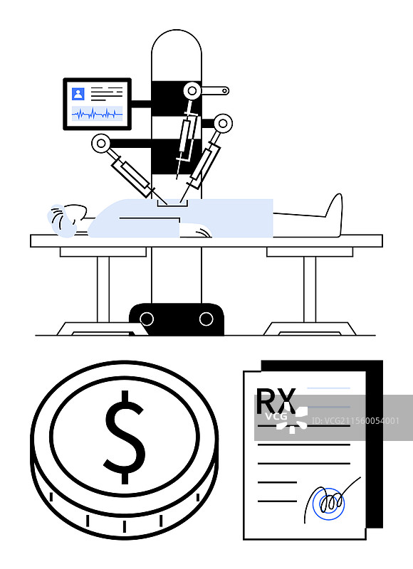 机器人手术程序及费用图片素材