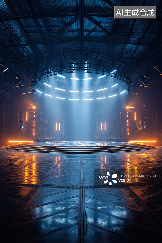 【AI数字艺术】科技背景图片素材