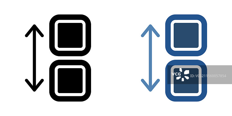 应用程序图标包，包含黑色和彩色版本图片素材