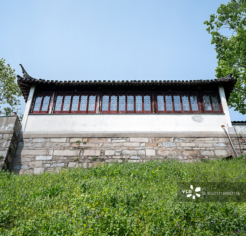 苏州虎丘山风景区，春天，苏州园林图片素材