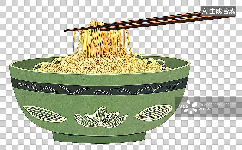 【AI数字艺术】筷子搅拌着一碗面条插画元素 西红柿鸡蛋面 一碗米粉，米线，螺蛳粉，炸酱面 热干面 担担面，麻辣小面图片素材