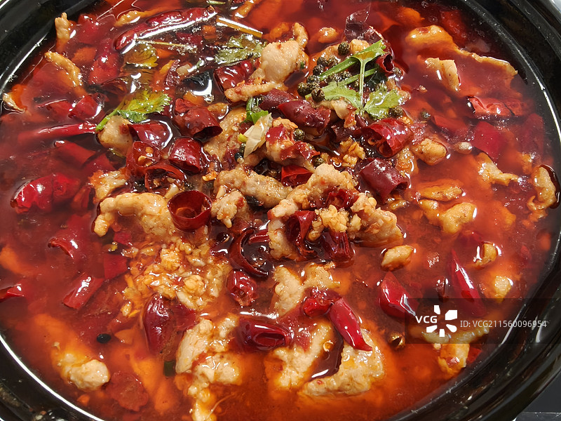 水煮肉片图片素材