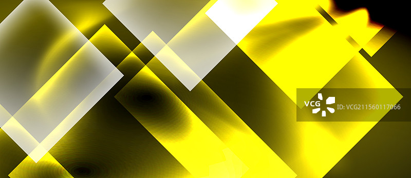 深色霓虹色与玻璃方形图案图片素材