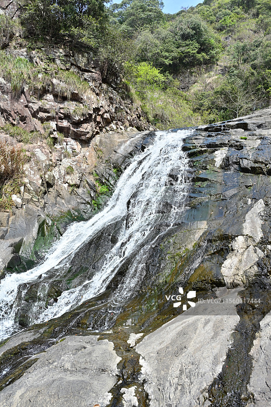 诸暨五泄瀑布禅寺图片素材