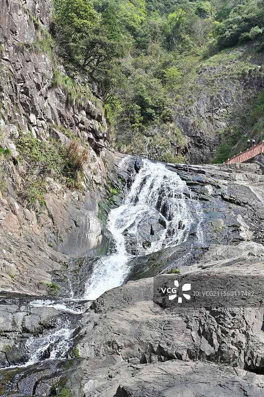 诸暨五泄瀑布禅寺图片素材