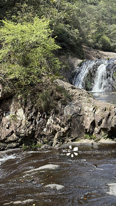 诸暨五泄瀑布禅寺图片素材