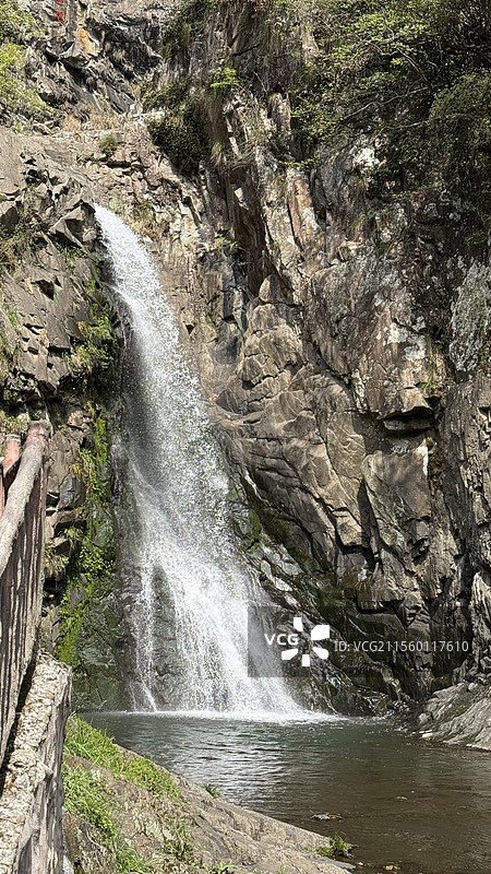 诸暨五泄瀑布禅寺图片素材