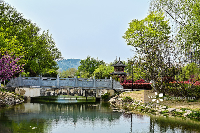 湖北南漳县水镜公园景观图片素材