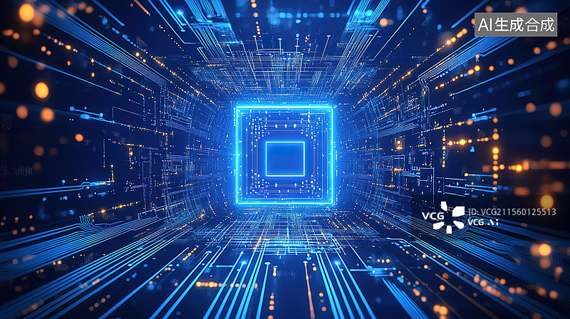 【AI数字艺术】数字空间、数字背景、人工智能、赛博朋克空间背景图片素材
