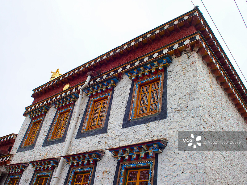 中国云南省迪庆香格里拉噶丹·松赞林寺图片素材