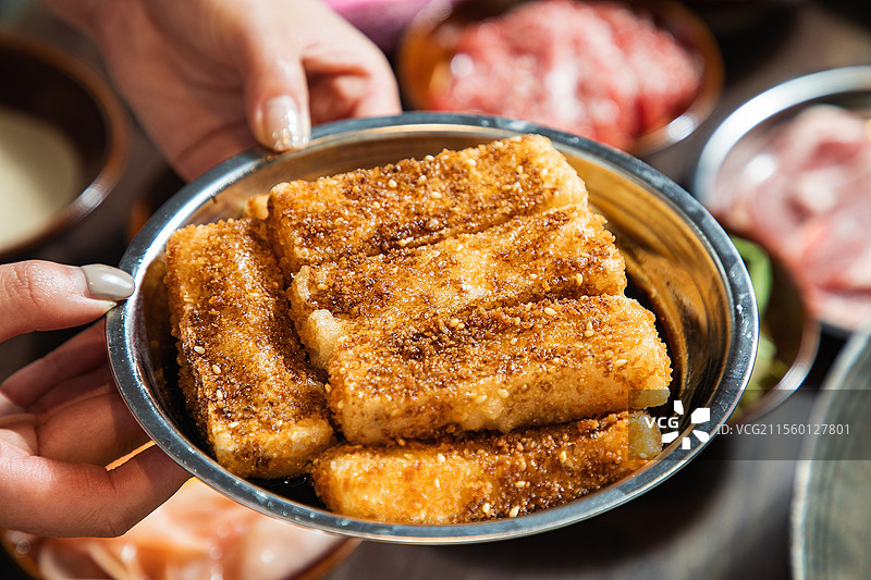 冰粉红糖糍粑冰汤圆凉糕凉虾甜品小酥肉甜品重庆火锅糖水奶茶图片素材
