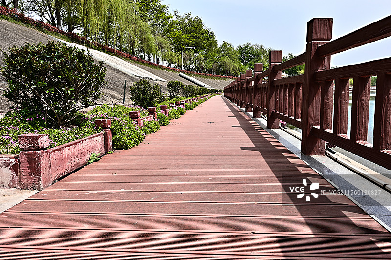 湖北南漳县水镜公园景观图片素材