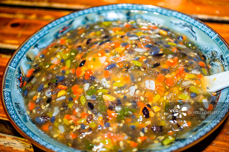 七彩冲冲糕图片素材