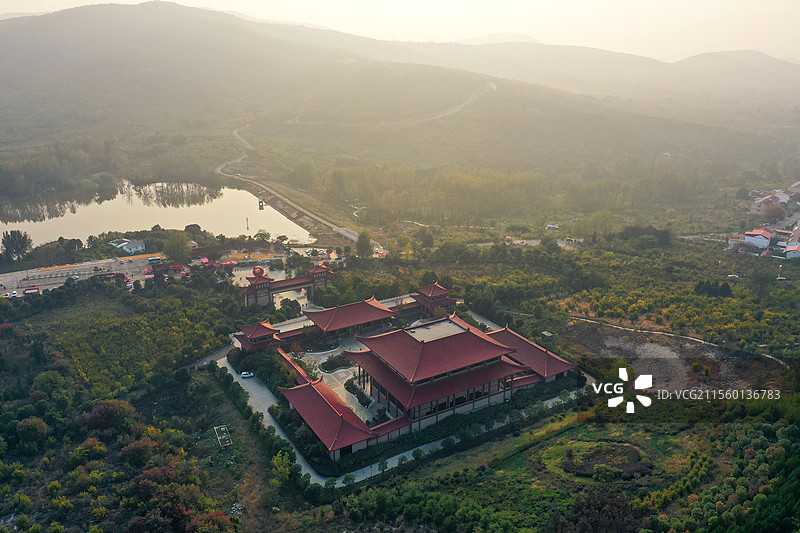 中国石榴博物馆与龙脊天路+安徽省淮北市烈山区烈山镇四季榴园景区皖北川藏线图片素材