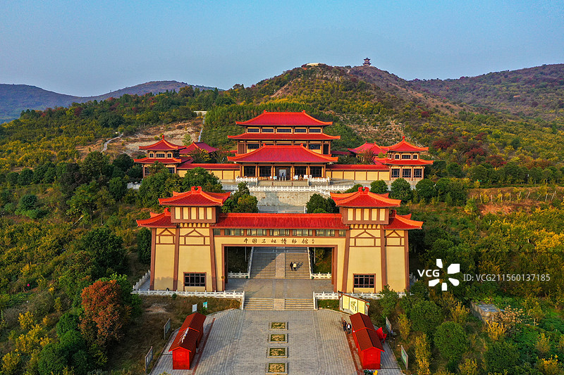 中国石榴博物馆+安徽省淮北市烈山区烈山镇四季榴园景区皖北川藏线图片素材