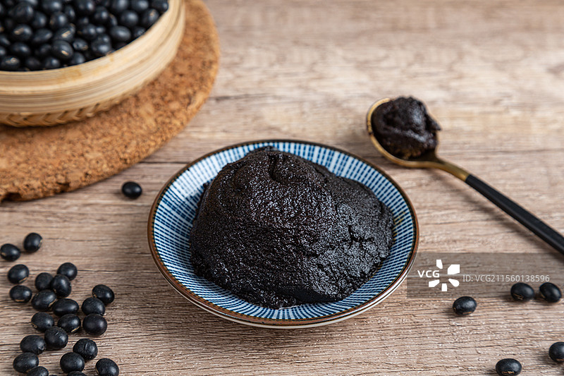黑豆豉油膏图片素材