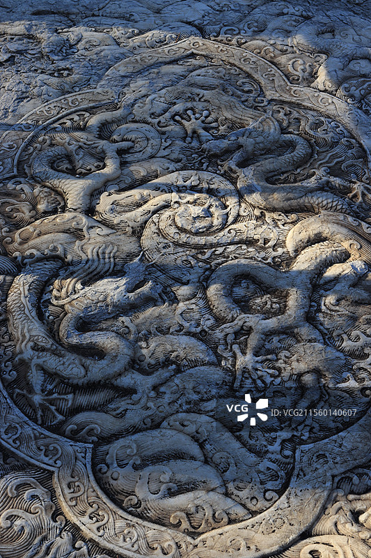 日落时高视角下的浮雕图片素材