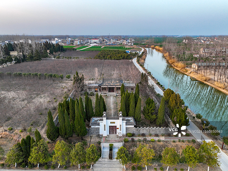 涉故台鸿鹄苑+安徽省宿州市埇桥区大泽乡镇涉故台图片素材