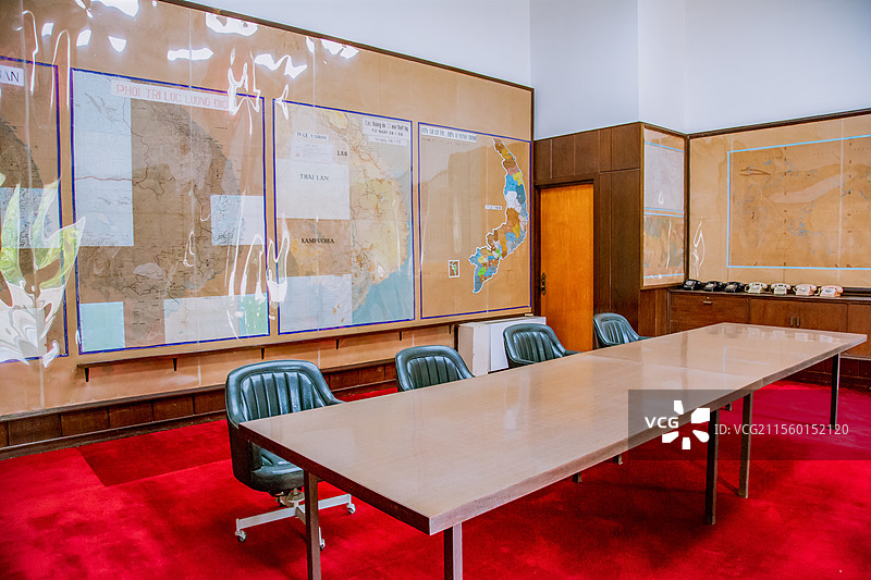 越南胡志明市统一宫图片素材