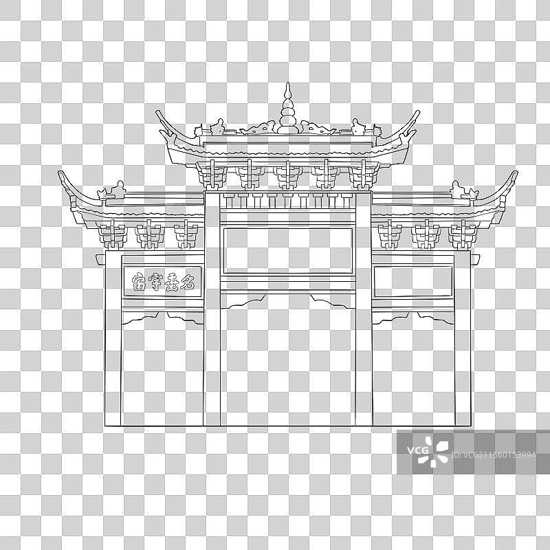 宜宾丞相祠图片素材