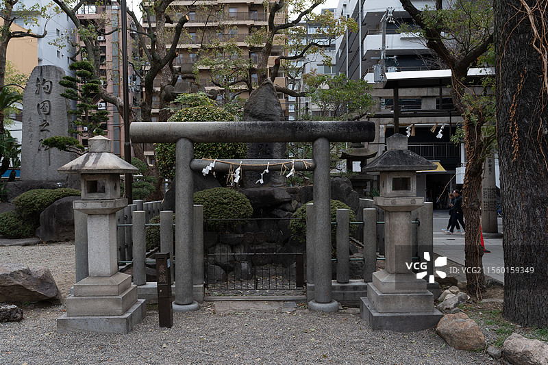 日本大板难波八坂神社图片素材