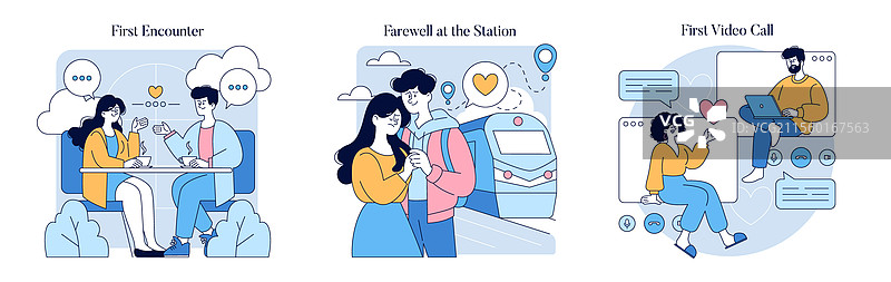 异地恋平面图图片素材