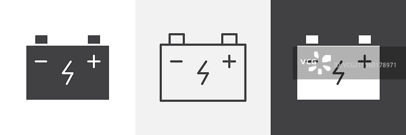 汽车电池图标图形包图片素材