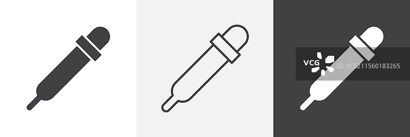 滴管图标图形包图片素材