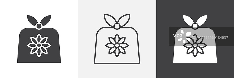 风吕敷图标图形包图片素材