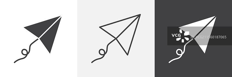 纸飞机图标图形包图片素材