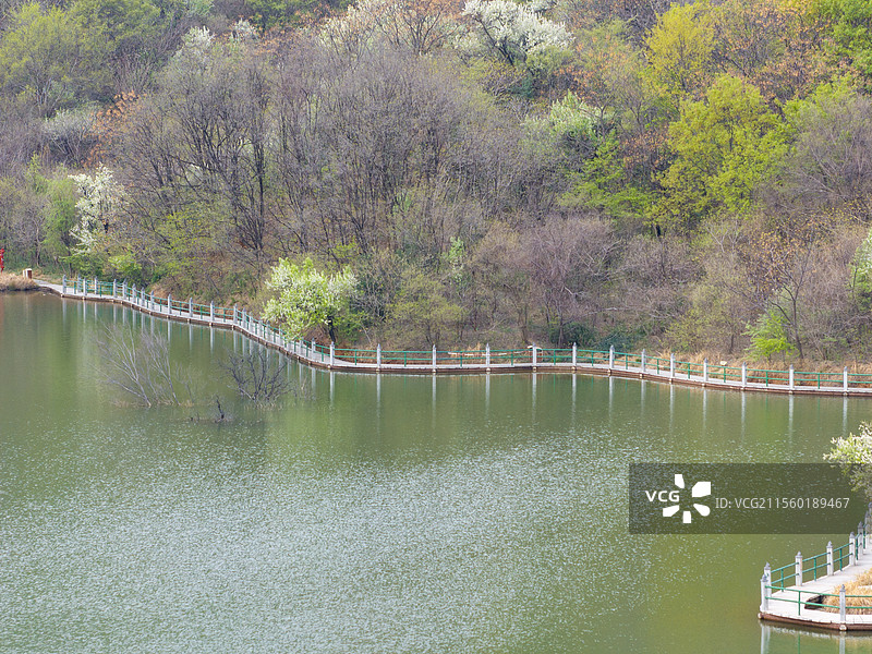 河南 驻马店 遂平县 嵖岈山 天磨湖 游船 花岗岩 巨石 风景区 青山绿水 春天图片素材