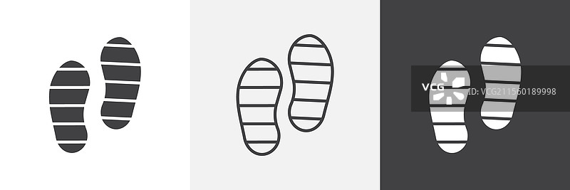 鞋底图标图形包图片素材