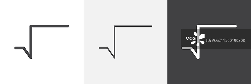 平方根图标图形包图片素材