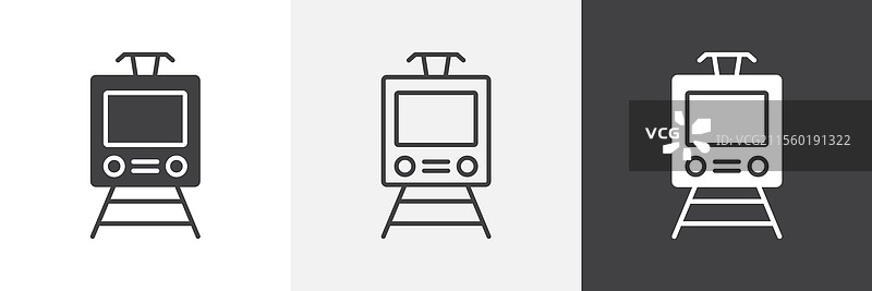 火车图标图形包图片素材