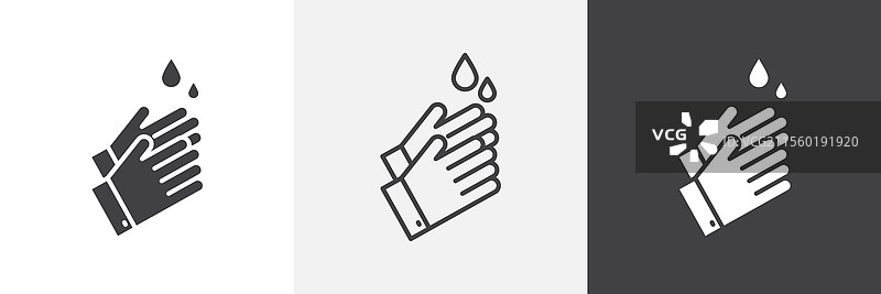 洗手图标图形包图片素材