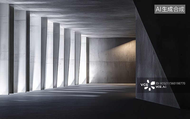 【AI数字艺术】黑色房间图片素材