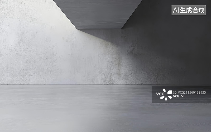 【AI数字艺术】混凝土空间图片素材