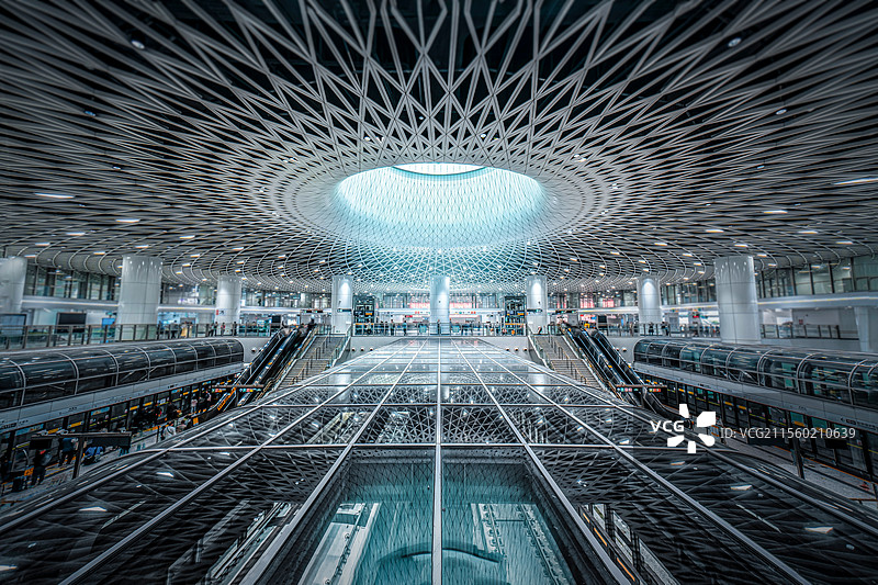 岗厦北科技之光图片素材