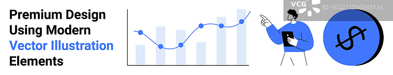 专业的商业分析图表图片素材