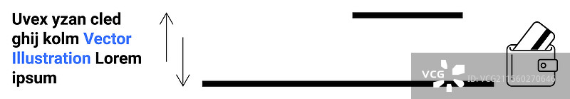 带有信用卡和文本占位符的钱包图片素材