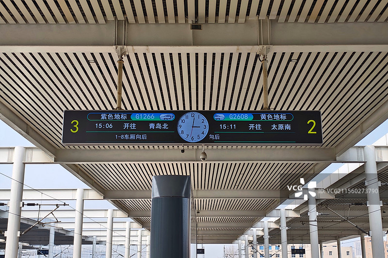 唐山站 高铁站台图片素材